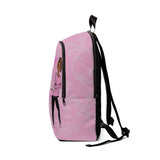 Young Queen Pink Unisex Fabric Backpack