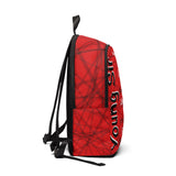 Young Sir Red Unisex Fabric Backpack