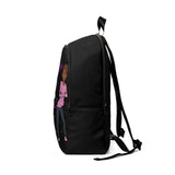 Young Queen Black and Pink Unisex Fabric Backpack