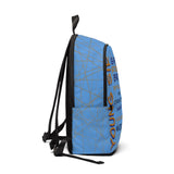 Young Sir Light Blue Unisex Fabric Backpack