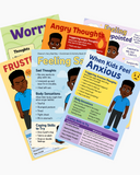 Big Feelings Poster Pack: Emotions, Triggers, Body Clues & Coping Skills (6 posters)