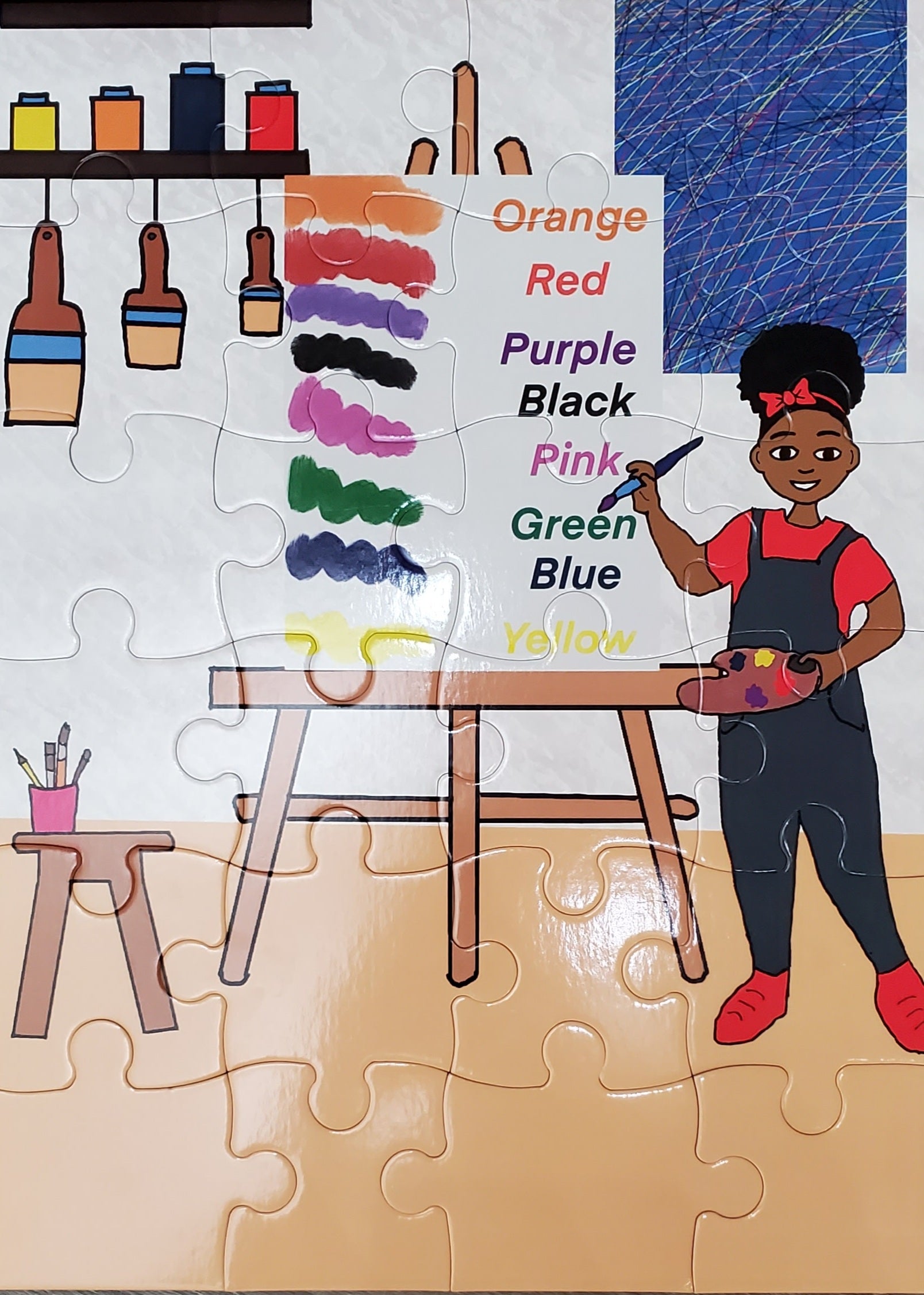 Colors (girl) 24 piece puzzle